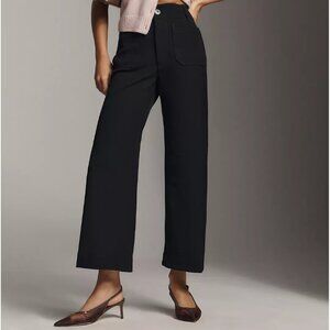 The Colette Crop Stretch-Twill Pants by Maeve size 25